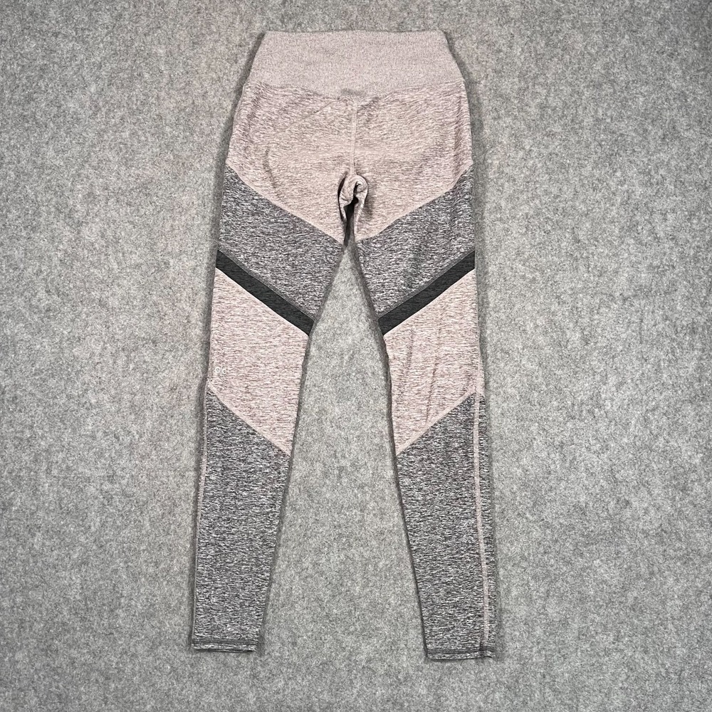 Alo Yoga Heathered Gray Beige Alosoft Sheila Leggings Women's Size Small - Picture 3 of 6